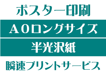 【A0ロングサイズ】【半光沢紙】