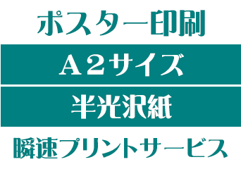 【A2サイズ】【半光沢紙】